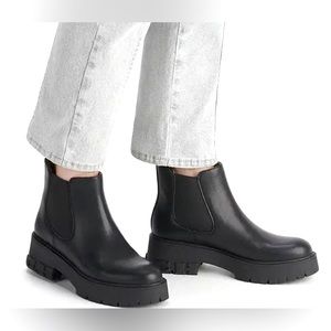 Coach leather Reid Bootie. Chelsea bootie style. Size 9.5M